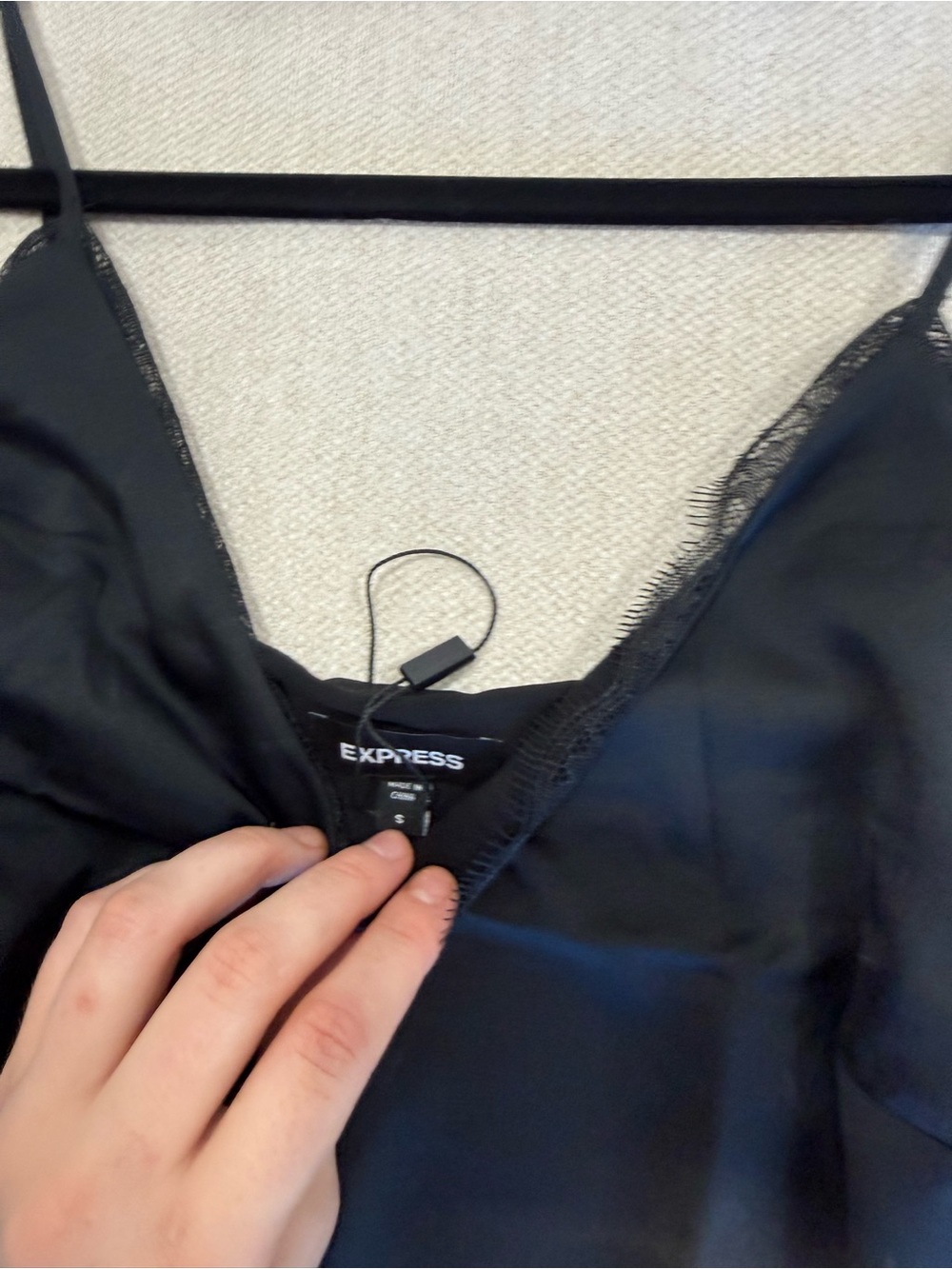 NEW EXPRESS lace top S - Picture 6 of 13